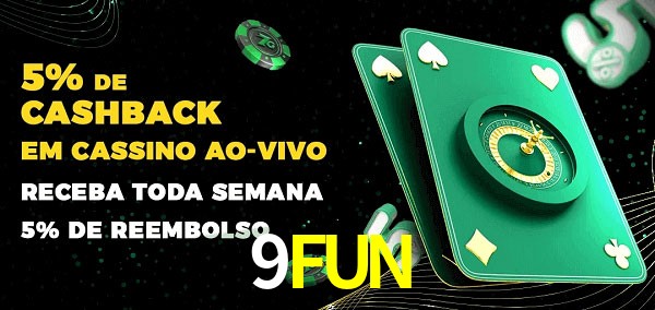 Promoções do cassino ao Vivo 9FUN